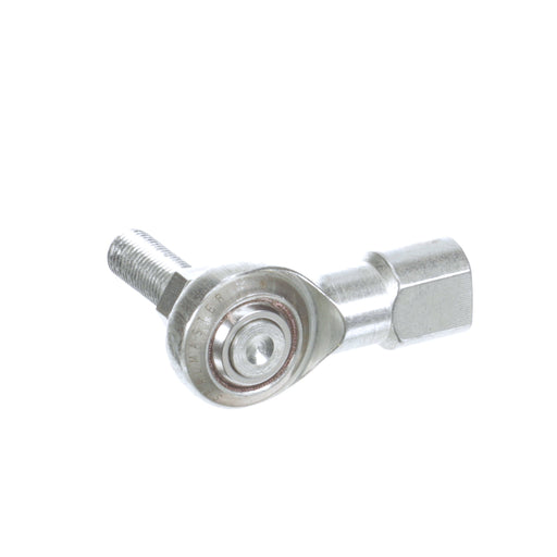 Rod Ends Commercial/Industrial Rod Ends 3/8"-24 X 1.562" Stud Stud Female Thread 3/8"-24 Thread Right Hand Thread Steel Body Corrosion Resistant Plated Body Heat Treated Body Chrome Plated 52100 Steel Ball PTFE Liner