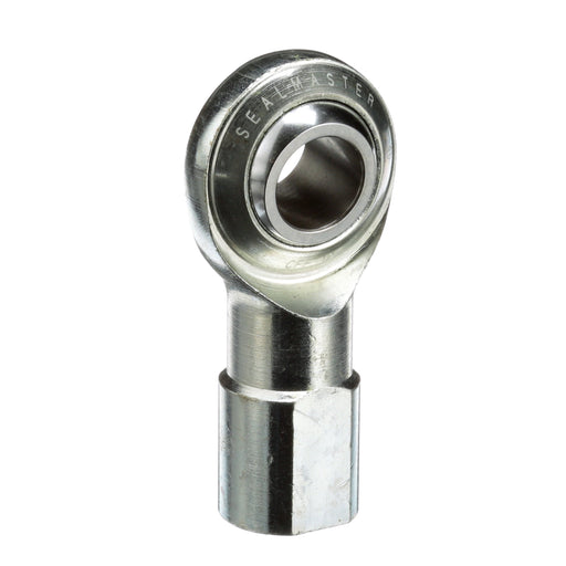 Rod Ends Commercial/Industrial Rod Ends 0.7500" ID Female Thread 3/4"-16 Thread Right Hand Thread Steel Body Corrosion Resistant Plated Body Heat Treated Body Chrome Plated 52100 Steel Ball 