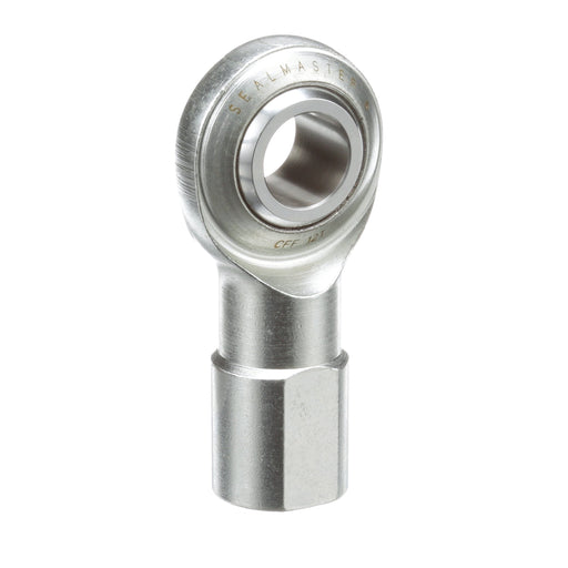 Rod Ends Commercial/Industrial Rod Ends 0.7500" ID Female Thread 3/4"-16 Thread Right Hand Thread Steel Body Corrosion Resistant Plated Body Heat Treated Body Chrome Plated 52100 Steel Ball PTFE Liner