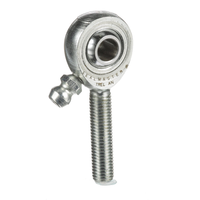 Rod Ends Precision Series Rod Ends 0.2500" ID Male Thread 1/4"-28 Thread Left Hand Thread Steel Body Corrosion Resistant Plated Body Heat Treated Body Chrome Plated 52100 Steel Ball Grease Fitting