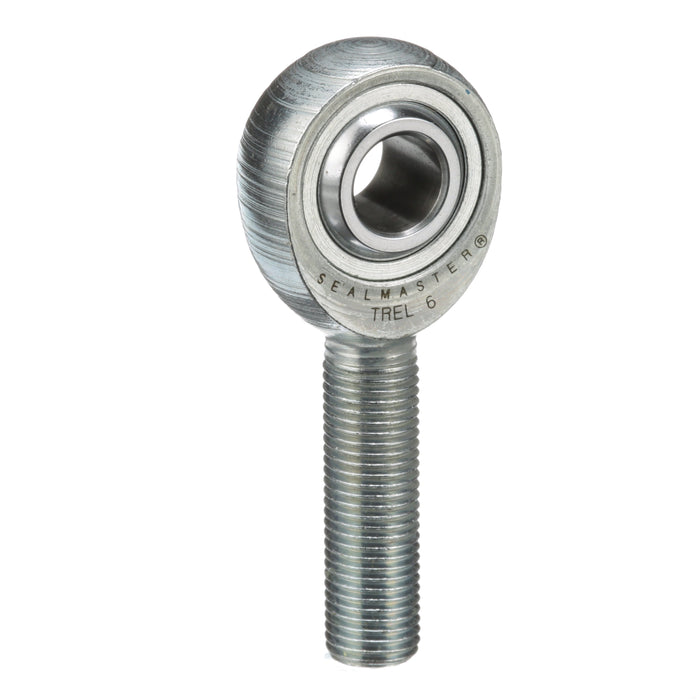 Rod Ends Precision Series Rod Ends 0.3750" ID Male Thread 3/8"-24 Thread Left Hand Thread Steel Body Corrosion Resistant Plated Body Heat Treated Body Chrome Plated 52100 Steel Ball 