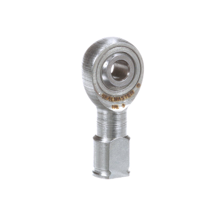 Rod Ends Precision Series Rod Ends 0.1875" ID Female Thread #10-32 Thread Left Hand Thread Steel Body Corrosion Resistant Plated Body Heat Treated Body Chrome Plated 52100 Steel Ball 