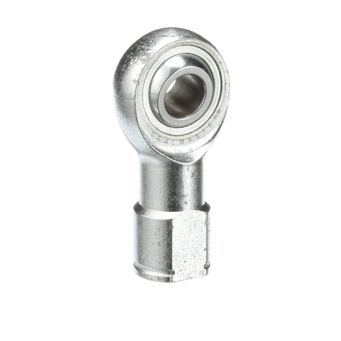 Rod Ends Precision Series Rod Ends 0.5000" ID Female Thread 1/2"-20 Thread Left Hand Thread Steel Body Corrosion Resistant Plated Body Heat Treated Body Chrome Plated 52100 Steel Ball 