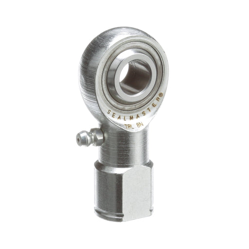 Rod Ends Precision Series Rod Ends 0.5000" ID Female Thread 1/2"-20 Thread Left Hand Thread Steel Body Corrosion Resistant Plated Body Heat Treated Body Chrome Plated 52100 Steel Ball Grease Fitting