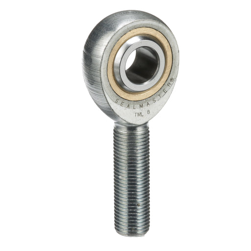 Rod Ends Commercial/Industrial Rod Ends 0.5000" ID Male Thread 1/2"-20 Thread Left Hand Thread Steel Body Corrosion Resistant Plated Body Heat Treated Body Chrome Plated 52100 Steel Ball 