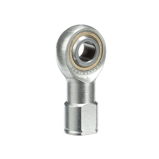 Rod Ends Commercial/Industrial Rod Ends 0.5000" ID Female Thread 1/2"-20 Thread Left Hand Thread Steel Body Corrosion Resistant Plated Body Heat Treated Body Chrome Plated 52100 Steel Ball 