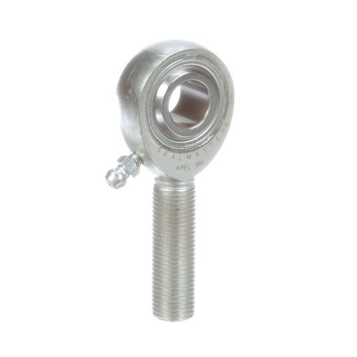 Rod Ends Precision Series Rod Ends 0.5000" ID Male Thread 1/2"-20 Thread Left Hand Thread Steel Body Corrosion Resistant Plated Body Heat Treated Body Chrome Plated 52100 Steel Ball Grease Fitting