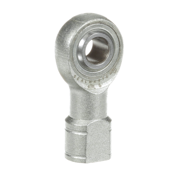 Rod Ends Precision Series Rod Ends 0.4375" ID Female Thread 7/16"-20 Thread Left Hand Thread Steel Body Corrosion Resistant Plated Body Heat Treated Body Chrome Plated 52100 Steel Ball 