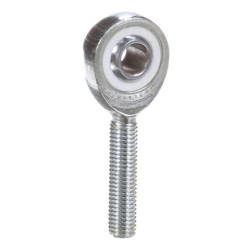 Rod Ends Commercial/Industrial Rod Ends 0.1875" ID Male Thread #10-32 Thread Left Hand Thread Steel Body Corrosion Resistant Plated Body Heat Treated Body Chrome Plated 52100 Steel Ball 