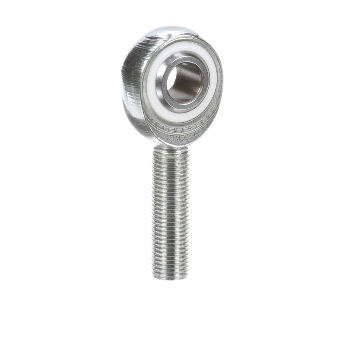 Rod Ends Commercial/Industrial Rod Ends 0.4375" ID Male Thread 7/16"-20 Thread Left Hand Thread Steel Body Corrosion Resistant Plated Body Heat Treated Body Chrome Plated 52100 Steel Ball 