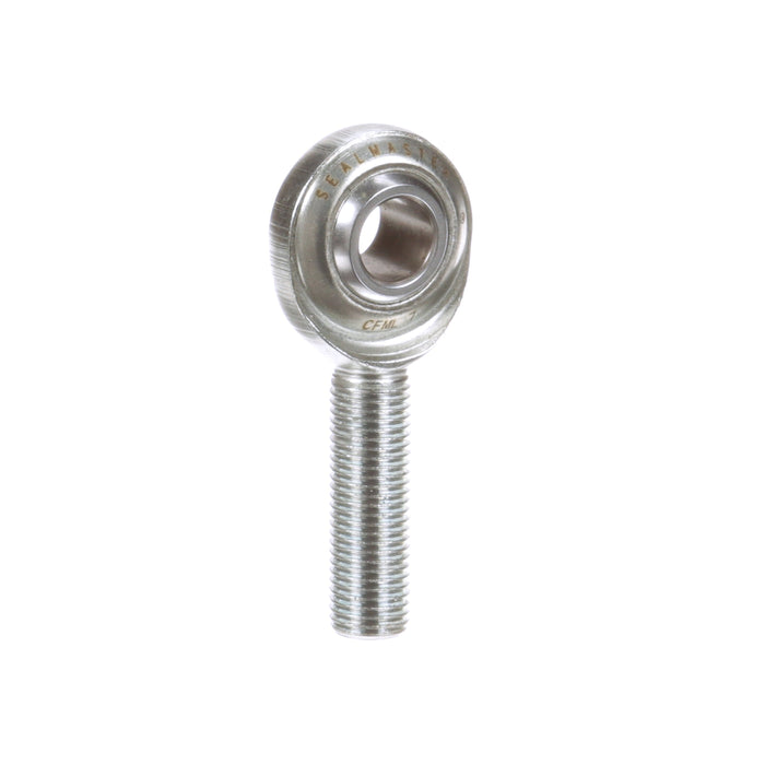 Rod Ends Commercial/Industrial Rod Ends 0.4375" ID Male Thread 7/16"-20 Thread Left Hand Thread Steel Body Corrosion Resistant Plated Body Heat Treated Body Chrome Plated 52100 Steel Ball 