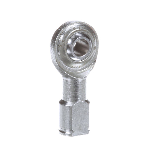 Rod Ends Commercial/Industrial Rod Ends 0.2500" ID Female Thread 1/4"-28 Thread Left Hand Thread Steel Body Corrosion Resistant Plated Body Heat Treated Body Chrome Plated 52100 Steel Ball 