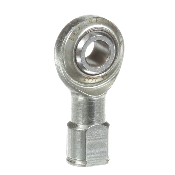 Rod Ends Commercial/Industrial Rod Ends 0.3125" ID Female Thread 5/16"-24 Thread Left Hand Thread Steel Body Corrosion Resistant Plated Body Heat Treated Body Chrome Plated 52100 Steel Ball PTFE Liner