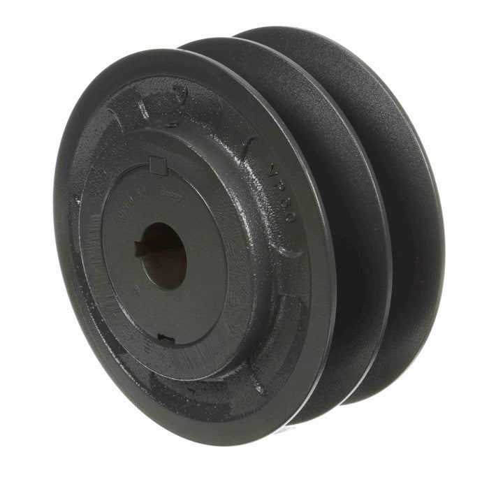 2 Groove Cast Iron Finish Bore FHP Variable Pitch Sheave