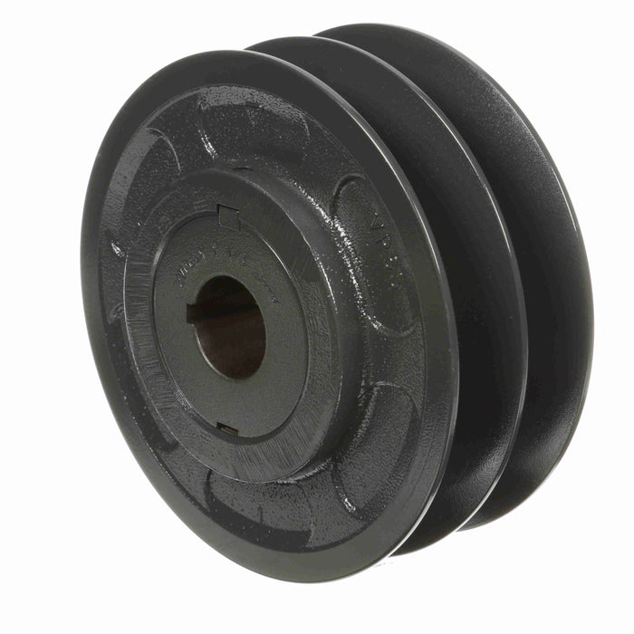 2 Groove Cast Iron Finish Bore FHP Variable Pitch Sheave