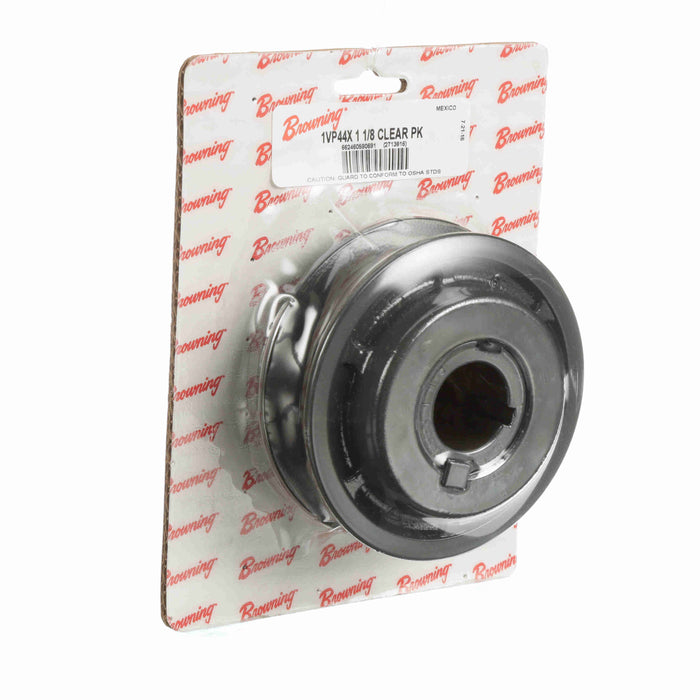 1 Groove Cast Iron Finish Bore FHP Variable Pitch Sheave Clear Pack