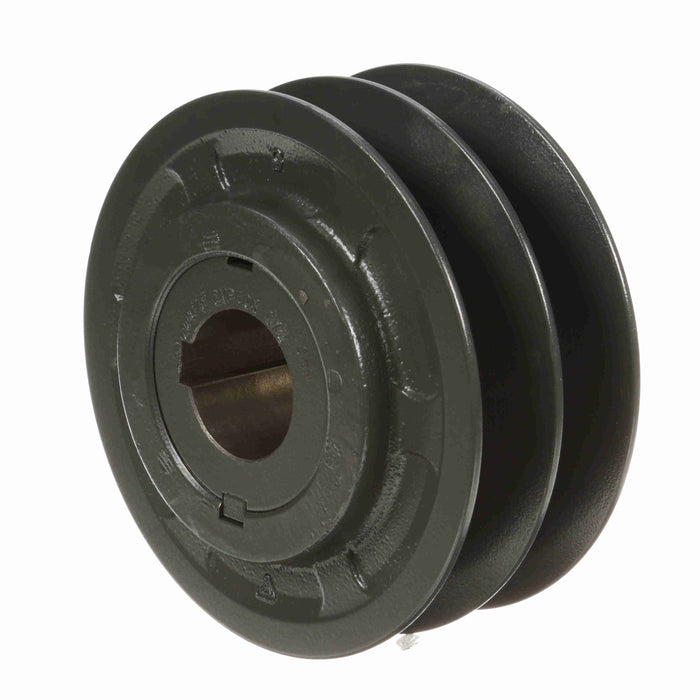 2 Groove Cast Iron Finish Bore FHP Variable Pitch Sheave