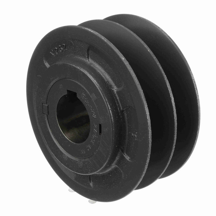 2 Groove Cast Iron Finish Bore FHP Variable Pitch Sheave