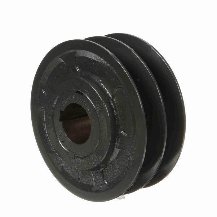 2 Groove Cast Iron Finish Bore FHP Variable Pitch Sheave