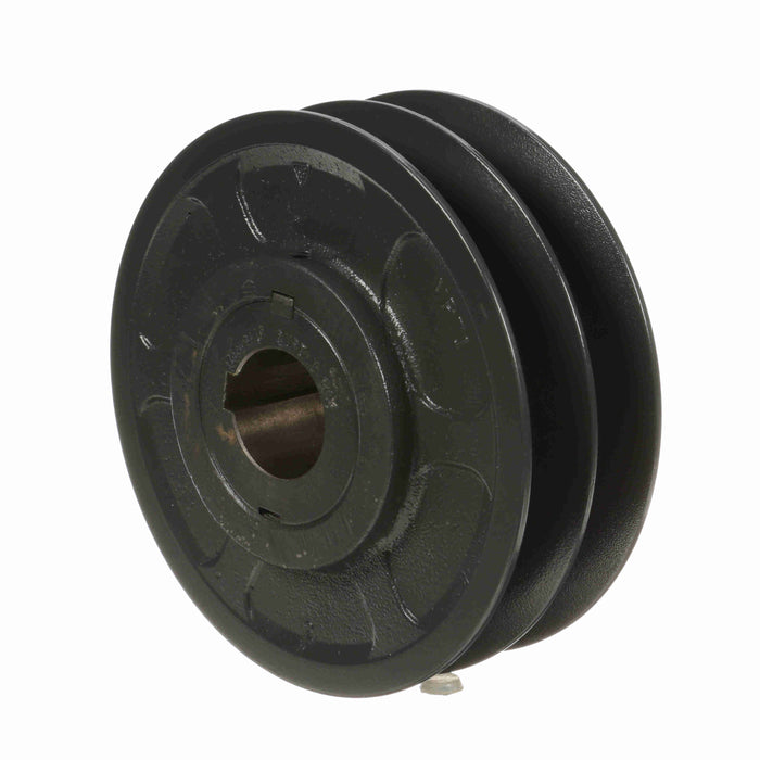 2 Groove Cast Iron Finish Bore FHP Variable Pitch Sheave