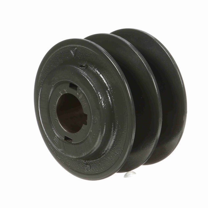 2 Groove Cast Iron Finish Bore FHP Variable Pitch Sheave