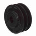 2 Groove Cast Iron Finish Bore FHP Variable Pitch Sheave