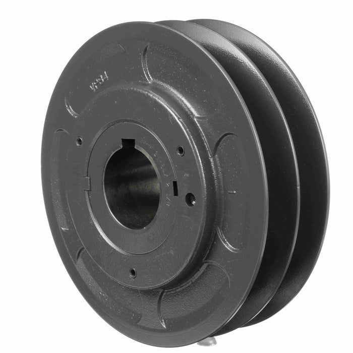 2 Groove Cast Iron Finish Bore FHP Variable Pitch Sheave