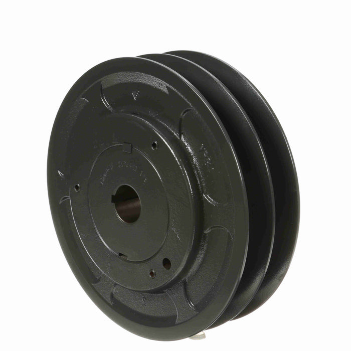 2 Groove Cast Iron Finish Bore FHP Variable Pitch Sheave