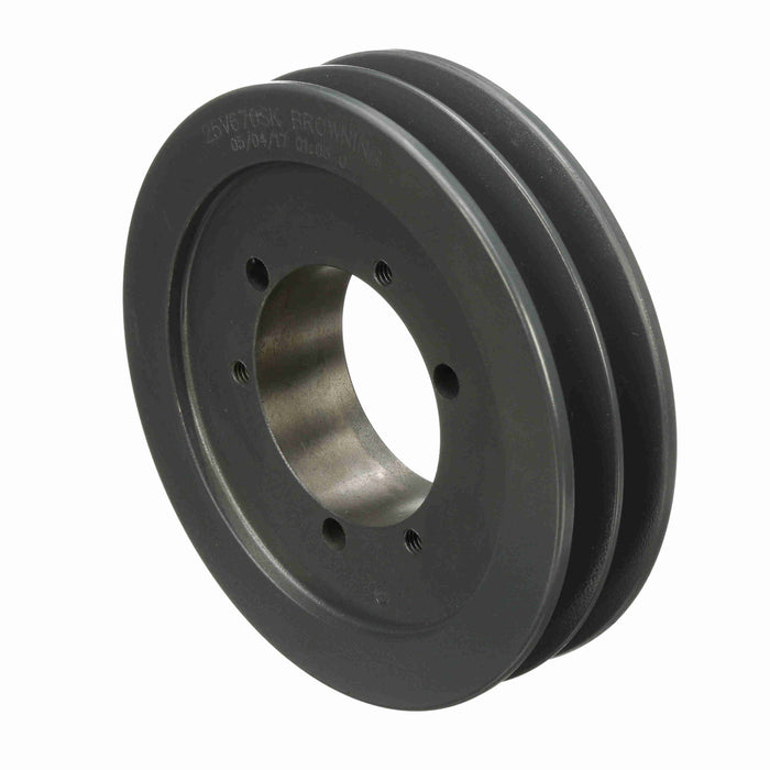 2 Groove Cast Iron Bushed Bore Multiple Sheave