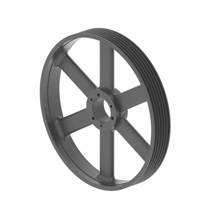 6 Groove Cast Iron Bushed Bore Multiple Sheave