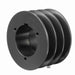 3 Groove Cast Iron Bushed Bore Multiple Sheave
