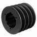 4 Groove Cast Iron Bushed Bore Multiple Sheave