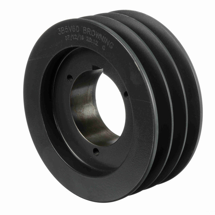 3 Groove Cast Iron Bushed Bore Multiple Sheave