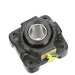 Sealmaster RFB 104 Mounted Tapered Roller Beearings, Black Oxide Bearing, 4 Bolt Flange Bearings, 1-1/4" Diameter, Cast Iron Housing, Two Set Screw Lock Collars, Felt Labyrinth Seal, 