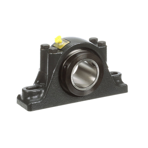 Sealmaster RPBA 207-2 Mounted Tapered Roller Beearings, Black Oxide Bearing, Pillow Block Bearings, 2-7/16" Diameter, Cast Iron Housing, One Set Screw Lock Collar, Felt Labyrinth Seal, 