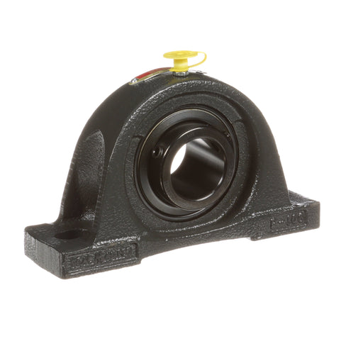 Sealmaster NP-21 Mounted Ball Bearings, Black Oxide Bearing, Pillow Block Bearings, 1-5/16" Diameter, Cast Iron Housing, Set Screw Locking, Felt Labyrinth Seal, Wide Inner Race