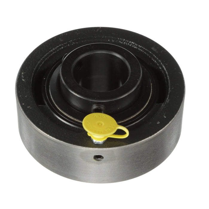 Sealmaster SC-20 Mounted Ball Bearings, Black Oxide Bearing, Cylindrical Cartridge Bearing, 1-1/4" Diameter, Cast Iron Housing, Set Screw Locking, Felt Labyrinth Seal, Wide Inner Race