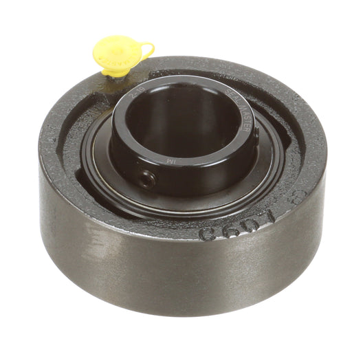 Sealmaster SC-25 Mounted Ball Bearings, Black Oxide Bearing, Cylindrical Cartridge Bearing, 1-9/16" Diameter, Cast Iron Housing, Set Screw Locking, Felt Labyrinth Seal, Wide Inner Race