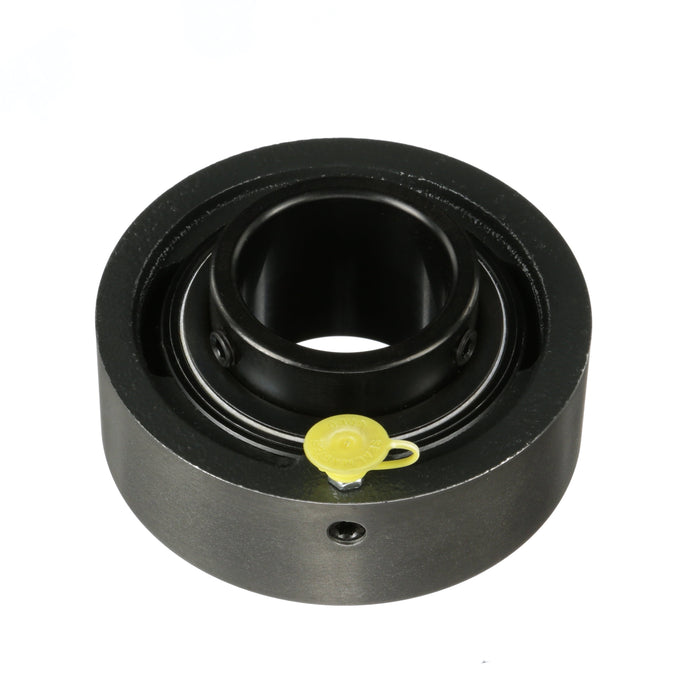 Sealmaster SC-29 Mounted Ball Bearings, Black Oxide Bearing, Cylindrical Cartridge Bearing, 1-13/16" Diameter, Cast Iron Housing, Set Screw Locking, Felt Labyrinth Seal, Wide Inner Race