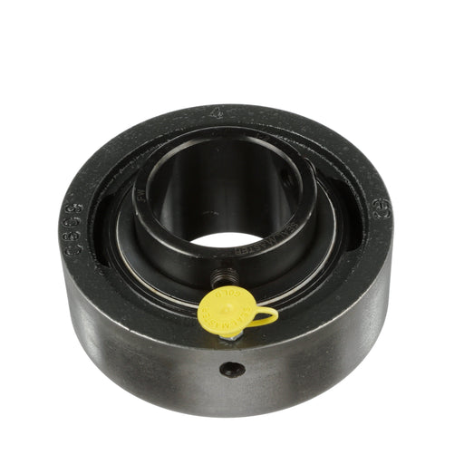 Sealmaster SC-32R Mounted Ball Bearings, Black Oxide Bearing, Cylindrical Cartridge Bearing, 2" Diameter, Cast Iron Housing, Set Screw Locking, Felt Labyrinth Seal, Wide Inner Race