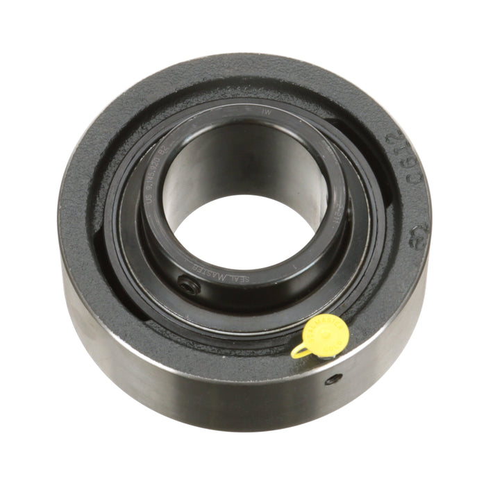 Sealmaster SC-43 Mounted Ball Bearings, Black Oxide Bearing, Cylindrical Cartridge Bearing, 2-11/16" Diameter, Cast Iron Housing, Set Screw Locking, Felt Labyrinth Seal, Wide Inner Race