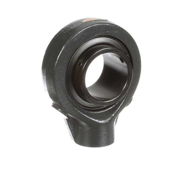 Sealmaster SCHB-51 Mounted Ball Bearings, Black Oxide Bearing, Hanger Bearings, 3-3/16" Diameter, Cast Iron Housing, Set Screw Locking, Felt Labyrinth Seal, Wide Inner Race