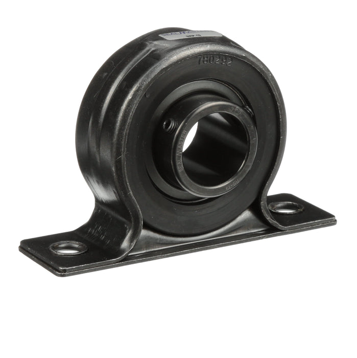 Sealmaster SRP-19 Mounted Ball Bearings, Black Oxide Bearing, Pillow Block Bearings, 1-3/16" Diameter, Stamped Steel Housing, Set Screw Locking, Felt Labyrinth Seal, Wide Inner Race