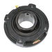 Sealmaster MFC-63 BJC Mounted Ball Bearings, Black Oxide Bearing, 4 Bolt Piloted Flange Bearings, 3-15/16" Diameter, Cast Iron Housing, Set Screw Locking, Wide Inner Race