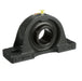 Sealmaster MP-32 Mounted Ball Bearings, Black Oxide Bearing, Pillow Block Bearings, 2" Diameter, Cast Iron Housing, Set Screw Locking, Felt Labyrinth Seal, Wide Inner Race