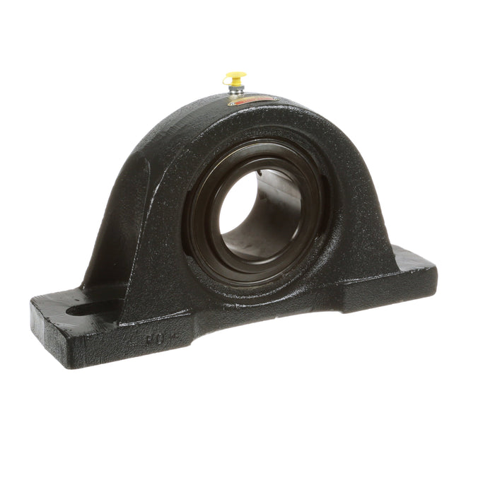 Sealmaster MP-52 Mounted Ball Bearings, Black Oxide Bearing, Pillow Block Bearings, 3-1/4" Diameter, Cast Iron Housing, Set Screw Locking, Felt Labyrinth Seal, Wide Inner Race