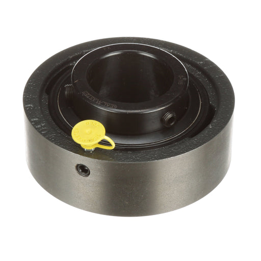 Sealmaster MSC-31 Mounted Ball Bearings, Black Oxide Bearing, Cylindrical Cartridge Bearing, 1-15/16" Diameter, Cast Iron Housing, Set Screw Locking, Felt Labyrinth Seal, Wide Inner Race