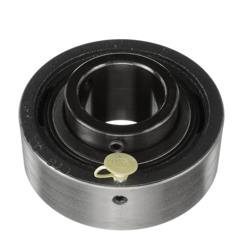 Sealmaster MSC-32 Mounted Ball Bearings, Black Oxide Bearing, Cylindrical Cartridge Bearing, 2" Diameter, Cast Iron Housing, Set Screw Locking, Felt Labyrinth Seal, Wide Inner Race