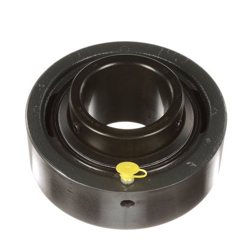 Sealmaster MSC-48 Mounted Ball Bearings, Black Oxide Bearing, Cylindrical Cartridge Bearing, 3" Diameter, Cast Iron Housing, Set Screw Locking, Felt Labyrinth Seal, Wide Inner Race