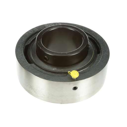 Sealmaster MSC-64 Mounted Ball Bearings, Black Oxide Bearing, Cylindrical Cartridge Bearing, 4" Diameter, Cast Iron Housing, Set Screw Locking, Felt Labyrinth Seal, Wide Inner Race